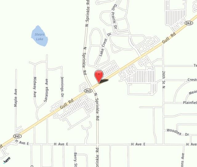 Location Map: 5555 Gull Road Kalamazoo Twp, MI 49048
