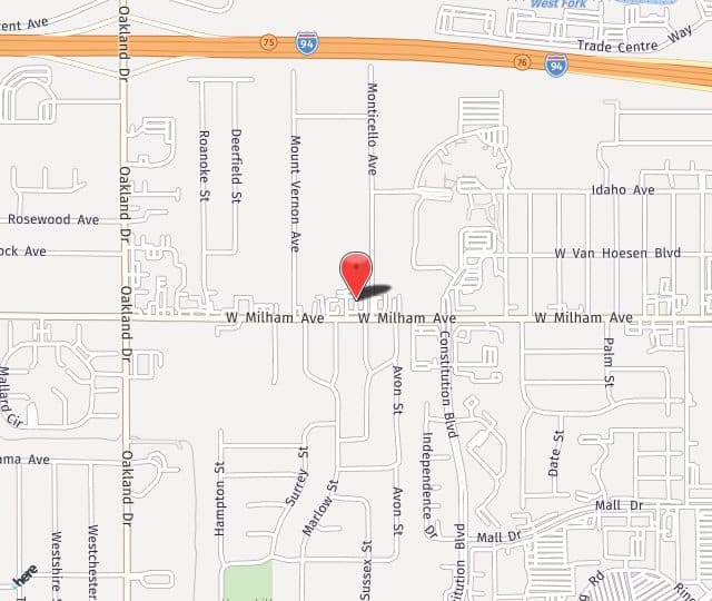 Location Map: 1324 West Milham Avenue Portage, MI 49024
