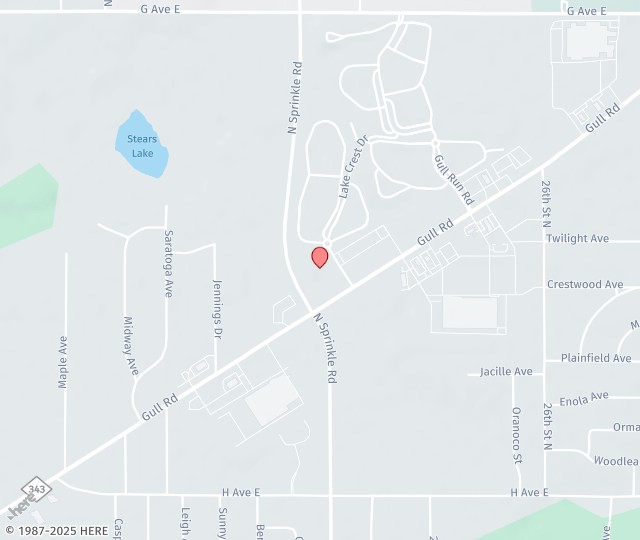 Location Map: 5555 Gull Road Kalamazoo Twp, MI 49048