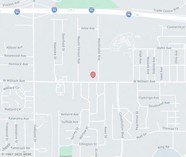 Location Map: 1324 West Milham Avenue Portage, MI 49024